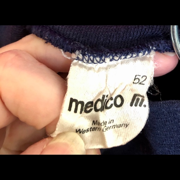 100% Cotton Dark Navy Medico Turtleneck - Picture 4 of 5